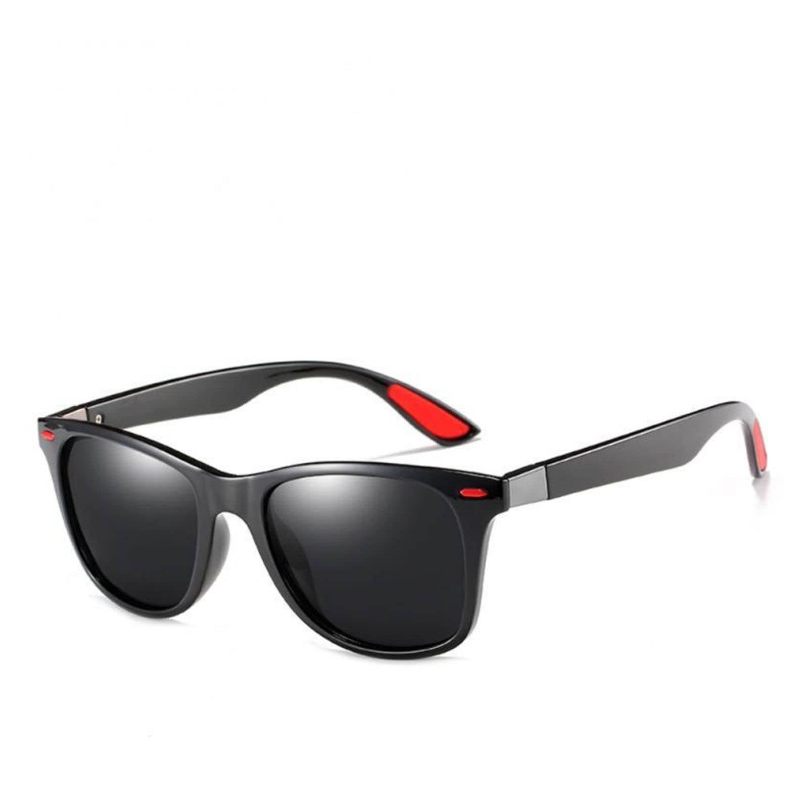 Vintage Square Sunglasses for Men & Women - Retro Classic Eyewear Frame for Cycling, Driving, and Outdoor Activities
