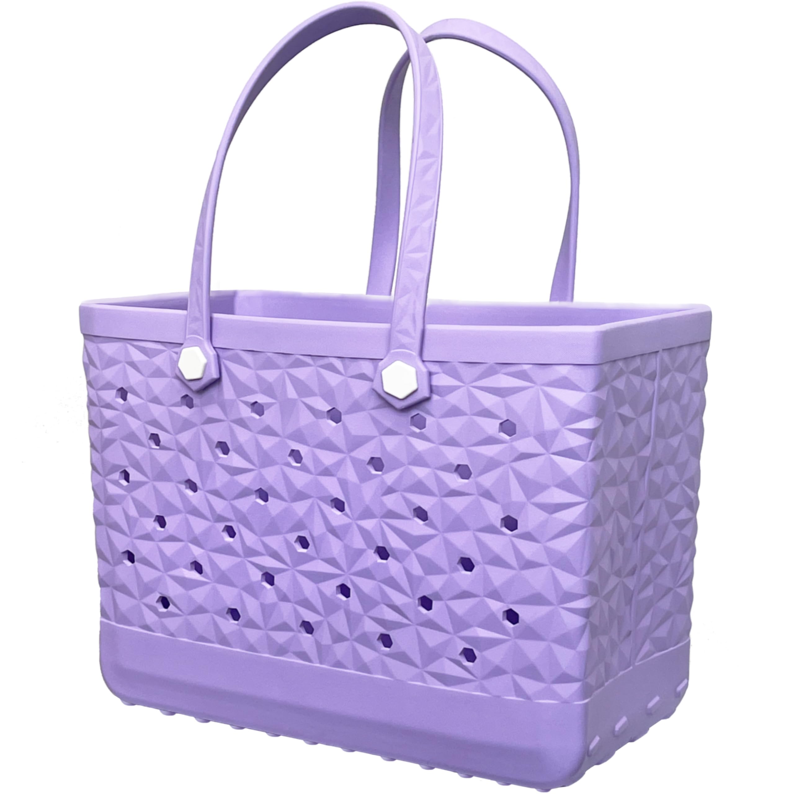 Rubber Beach Tote Bag - Waterproof & Tip-Proof Outdoor Bag for Beach, Boat, Pool, Sports | Perfect for Travel, Gym & Shopping