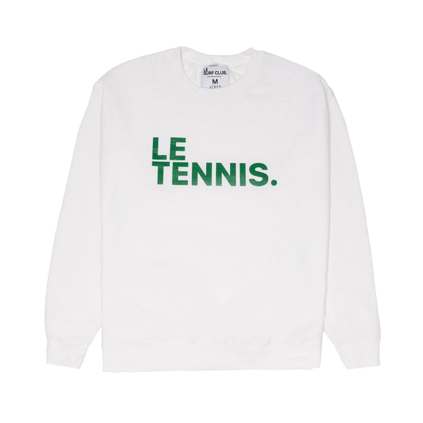 White / Large Kelly Green Logo
