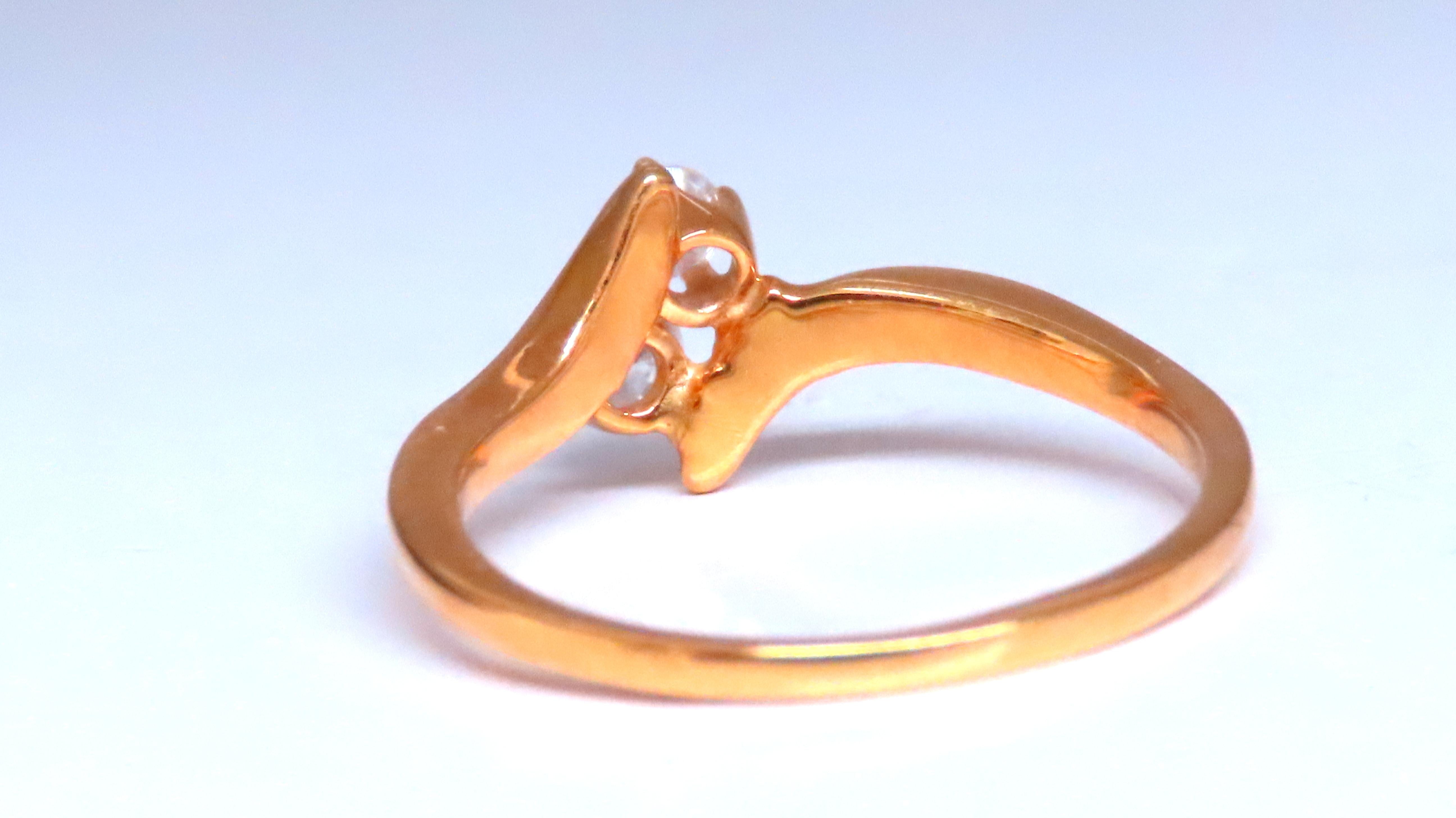 14K Gold Diamond Twin Knot Ring for Women - Elegant Stackable Band for Engagement, Anniversary & Wedding Jewelry Gifts
