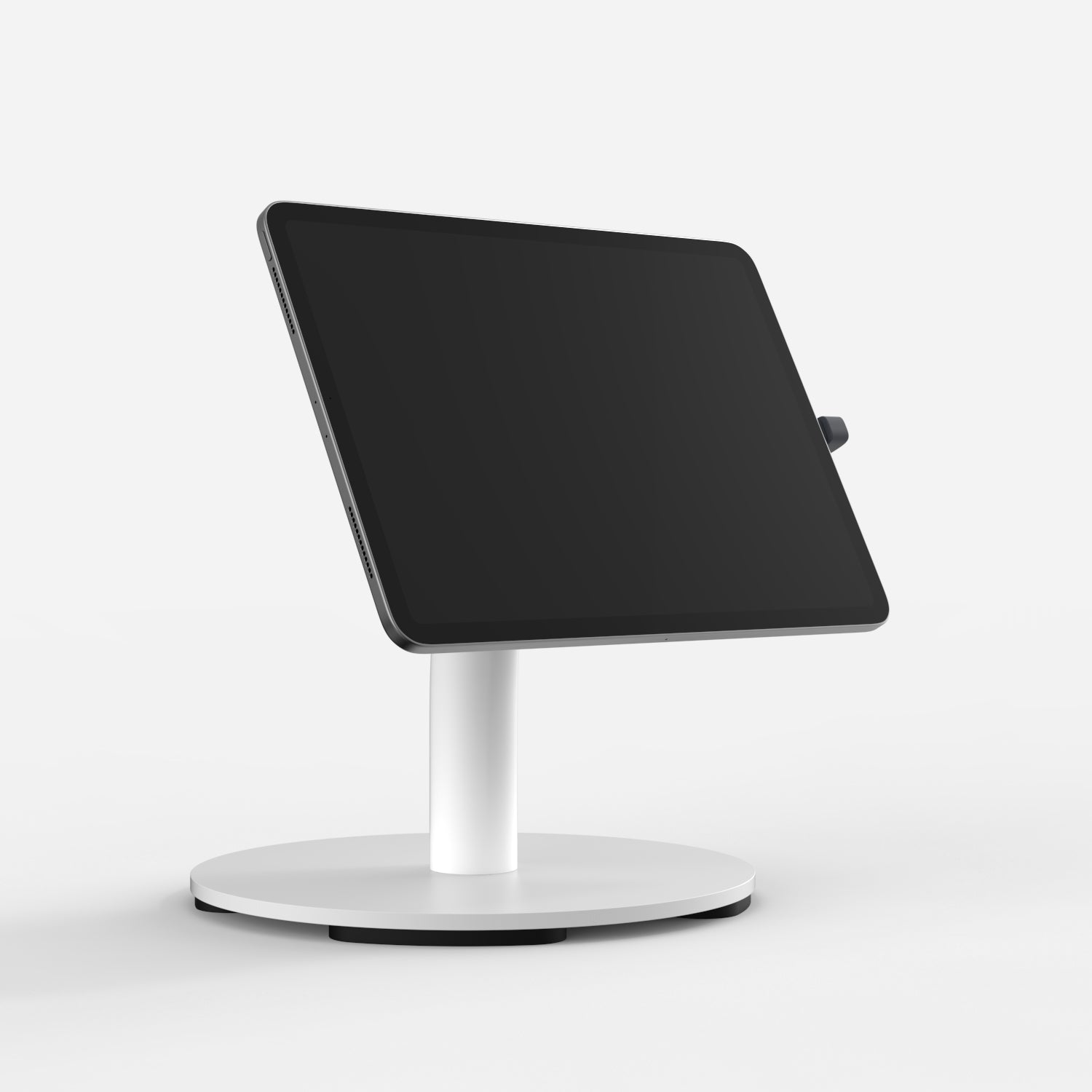 Premium iPad Kiosk Stand for Retail Counter - 60° Adjustable Angle for Secure Tablet Display | Perfect for POS Systems, Self-Checkout, and Interactive Customer Engagement