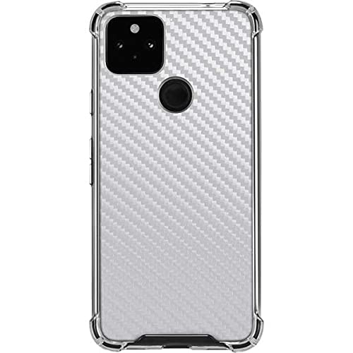 Google Pixel 5a 5G Case - White Carbon Fiber Design for Daily Protection