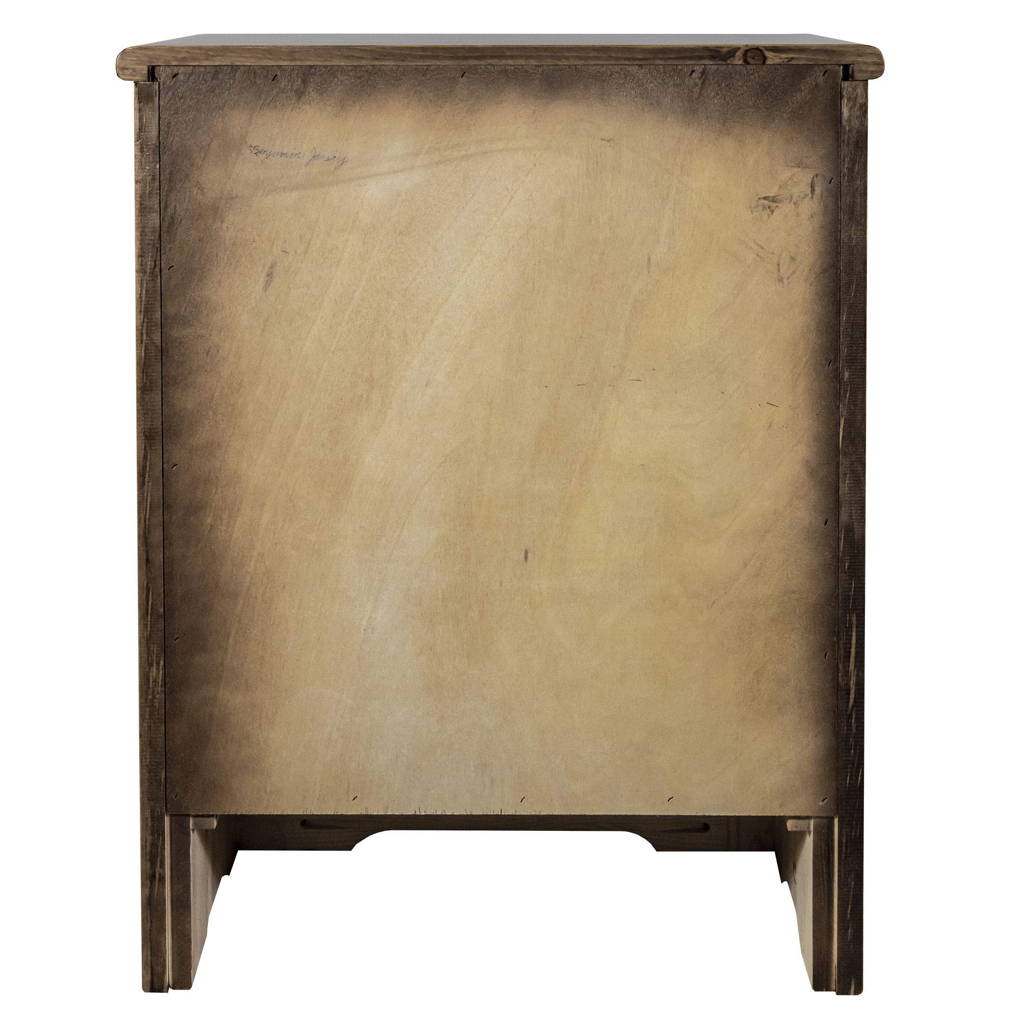 Montana Woodworks Homestead Collection Accent Cabinet - Left Hinged, Stained & Clear Lacquer Finish - Perfect for Living Room, Bedroom, or Entryway Storage
