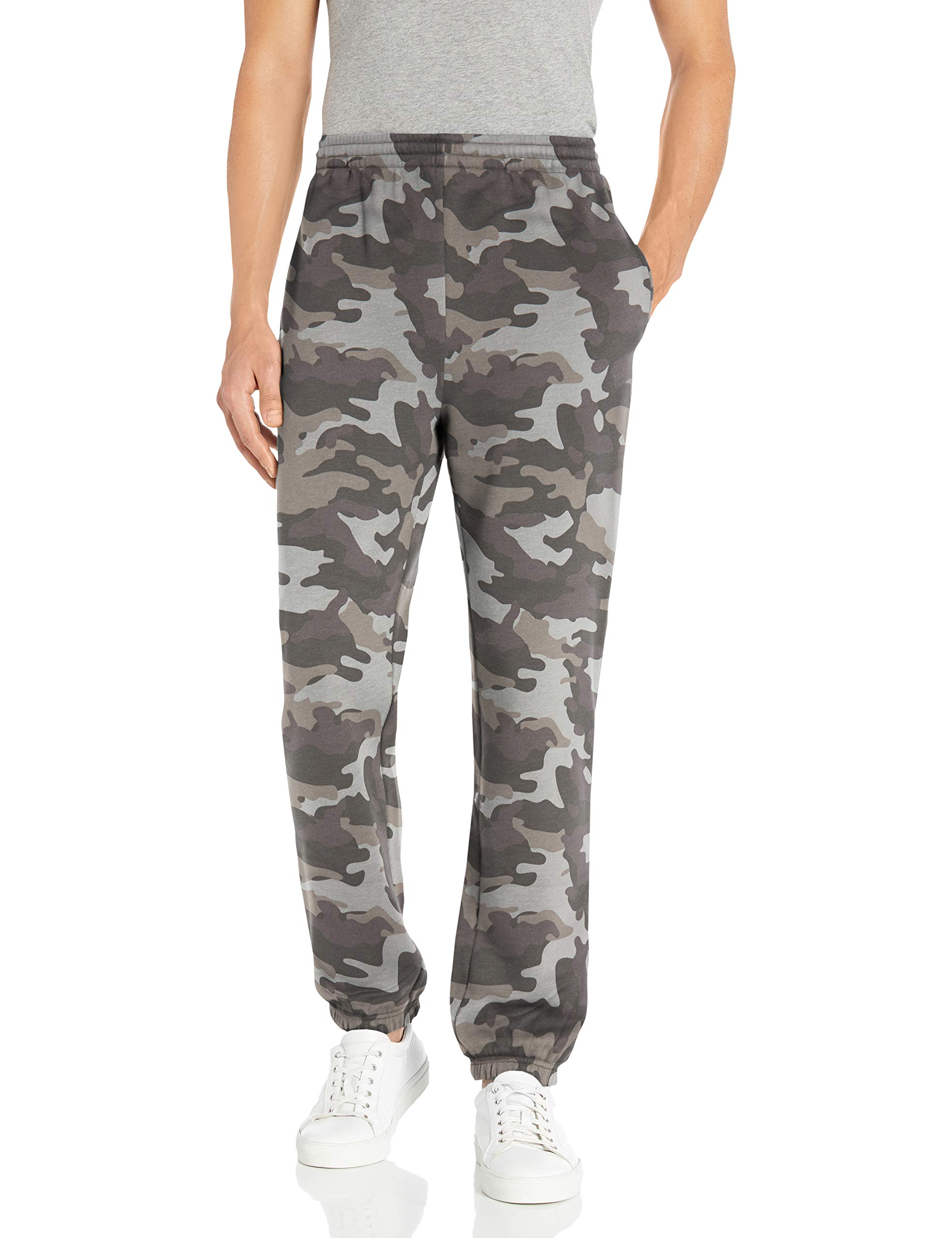 Amazon Essentials Men's Closed Bottom Fleece Sweatpants - Comfortable Casual Pants for Lounge & Home (Big & Tall Sizes Available) - Perfect for Relaxing, Work from Home & Winter Wear