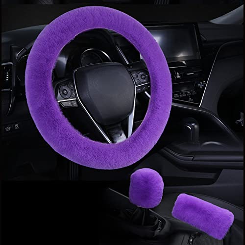 Shearling wool-Purple