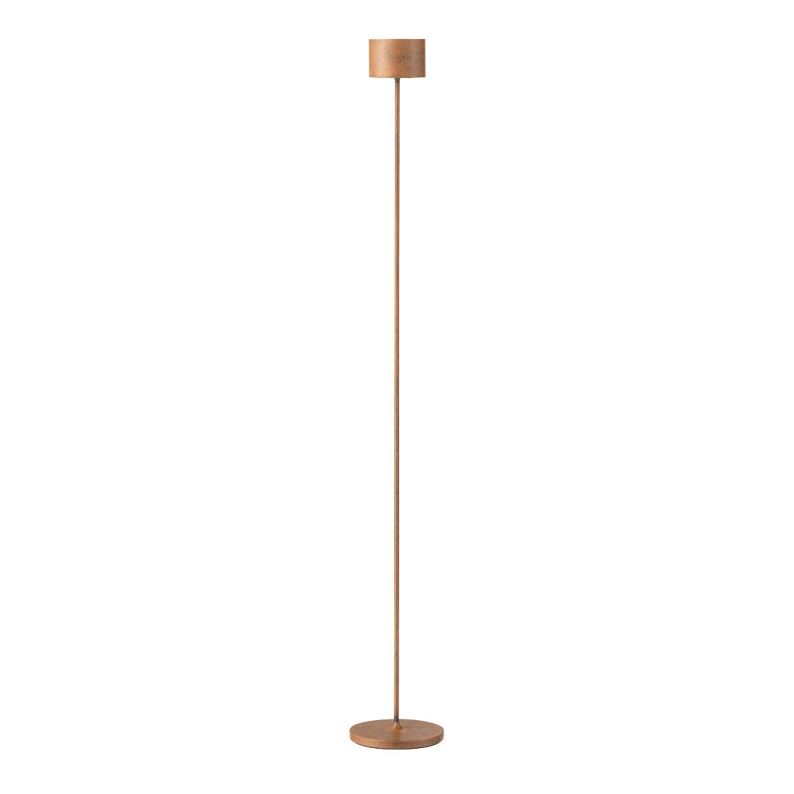 FAROL Rechargeable LED Floor Lamp with Metallic Finish - Portable Standing Light for Living Room, Bedroom, or Office - Bright Adjustable Lighting for Reading, Working, and Relaxing