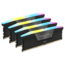 Corsair Vengeance RGB 192GB (4x48GB) DDR5 6000MHz RAM - High Performance Desktop Memory for Gaming PCs, Workstations & Content Creation