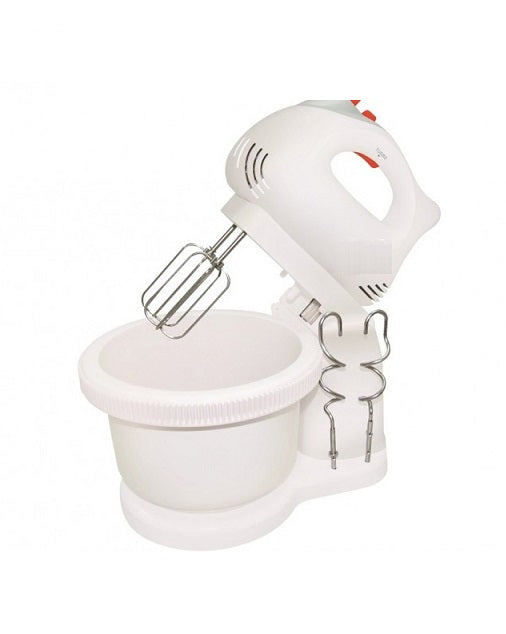EWI EXMR200B 220V Electric Hand Mixer - Powerful 5-Speed Dough Blender for Baking, Whipping, Beating - Perfect for Cakes, Cookies, Bread & Pastry Making (220 Volt for International Use)