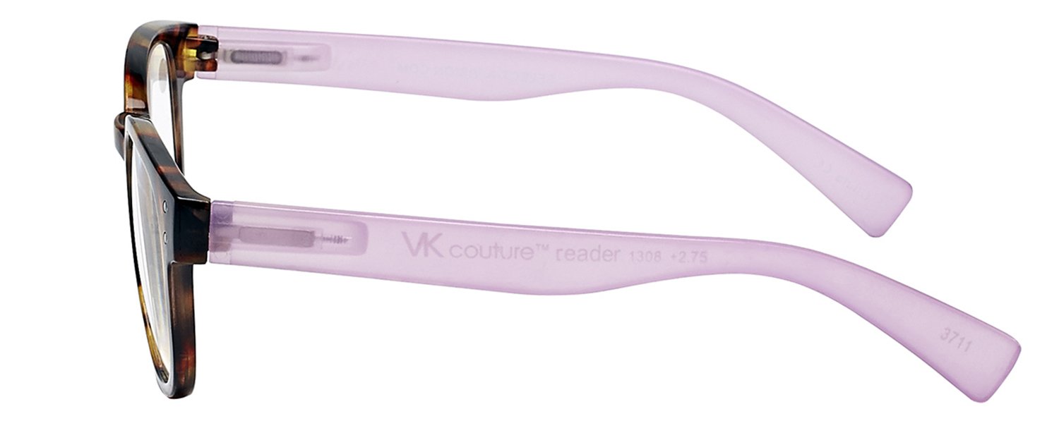 Stylish Women's Vk Couture Reading Glasses - Fashionable Blue Light Blocking Readers for Work, Reading & Computer Use