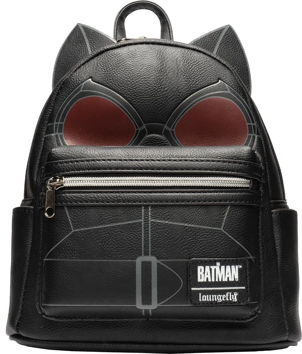 Loungefly The Batman Catwoman Mini Backpack - Official DC Comics Licensed Cosplay Accessory for Comic Con, Halloween & Movie Themed Parties