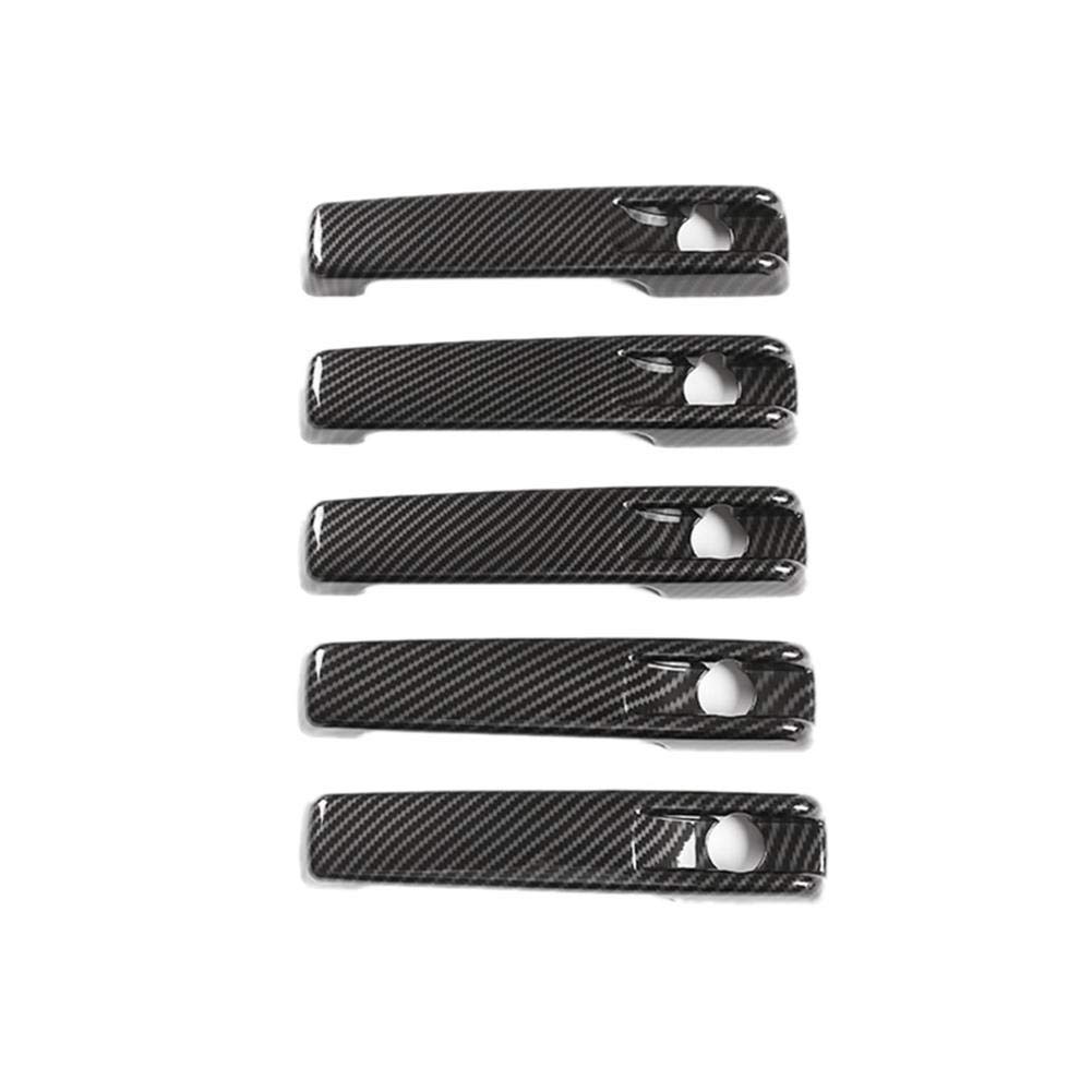Premium ASHDelk Carbon Fiber Exterior Door Handle Trim Cover for Mercedes Benz G Class W463 W464 G65 G55 G63 G500 G550 (2019-2020) - Upgrade Your Luxury SUV with Stylish Protection