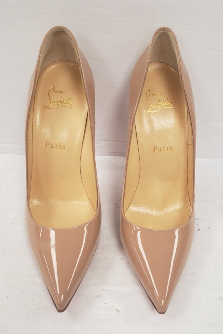 Christian Louboutin SO KATE 120mm Patent Leather Pumps - Women's Size 9 Luxury High Heels for Weddings, Parties & Special Occasions