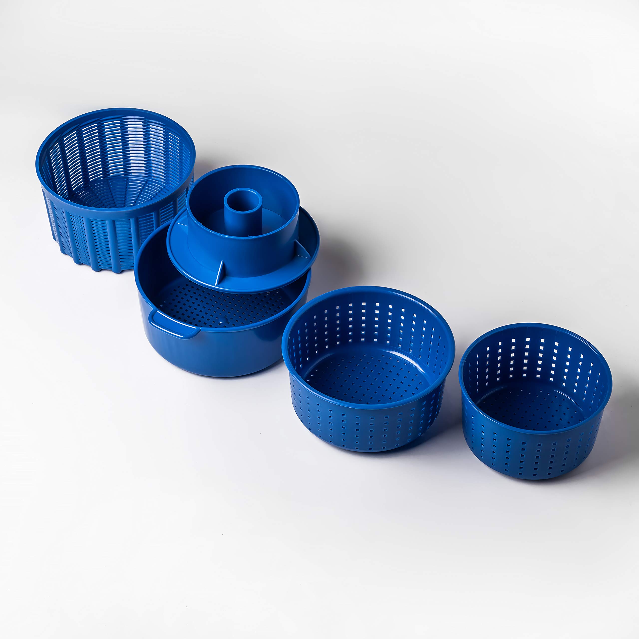 Premium Cheese Making Kit - Hard, Semi-Hard & Soft Cheese Molds with Rennet for Goat Cheese, Feta & Blue Cheese | Complete DIY Cheese Press Set for Home Cheesemaking | Perfect for Beginners & Artisan Cheese Lovers