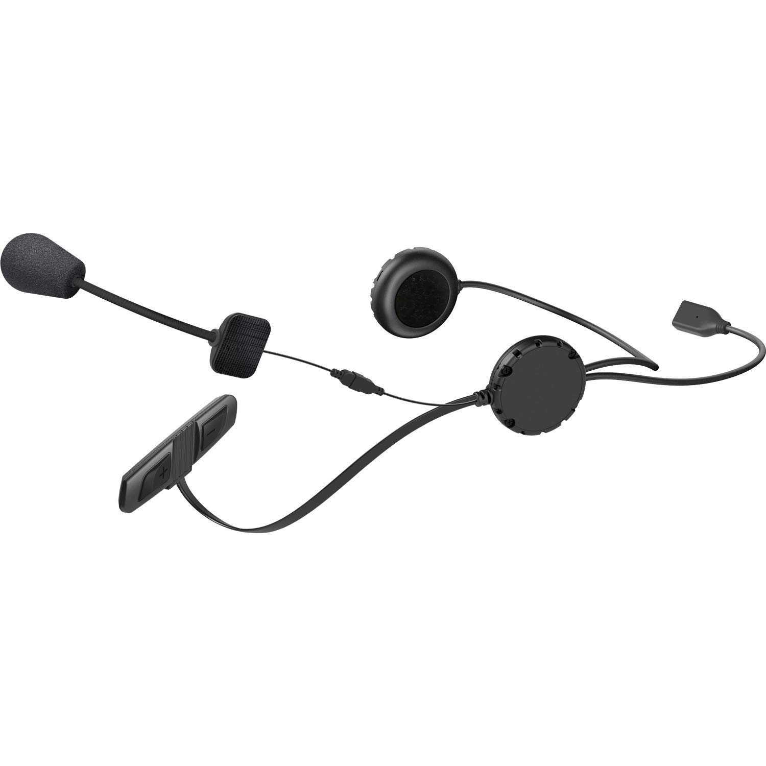 Sena 3S Plus Universal Motorcycle Bluetooth Headset for Adults - Black One Size - Discontinued Model - Perfect for Road Trips & Group Riding Communication