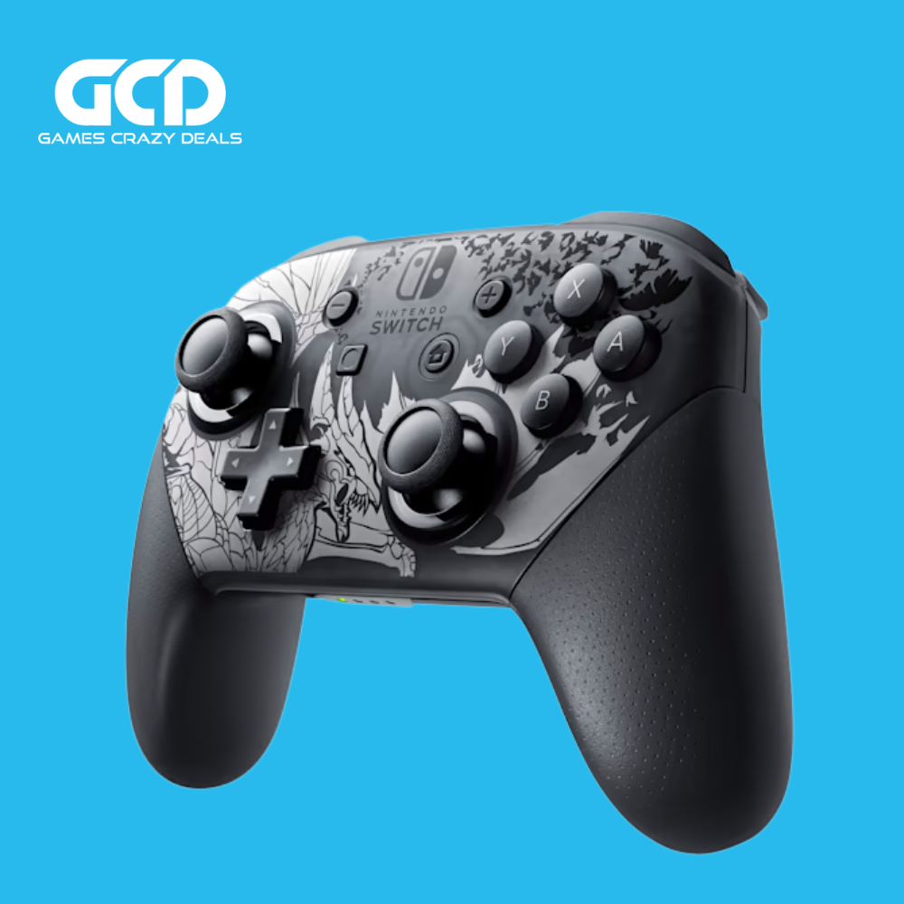 Nintendo Switch Monster Hunter Rise Sunbreak Pro Controller - Wireless Gamepad for Switch/Switch OLED - Enhanced Gaming Experience for Monster Hunter Fans