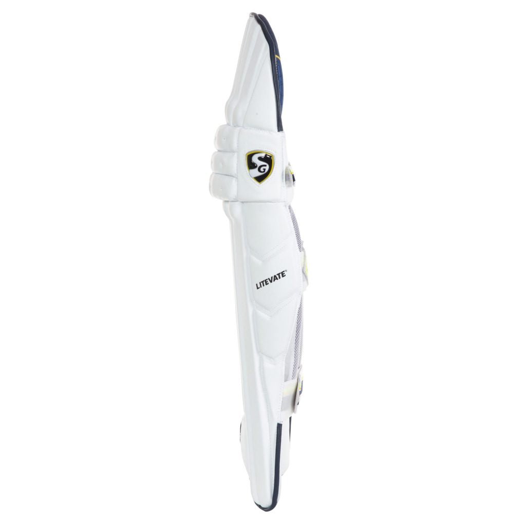 SG Litevate Cricket Batting Leg Guards - Lightweight Protective Gear for Cricket Players - Perfect for Practice & Matches
