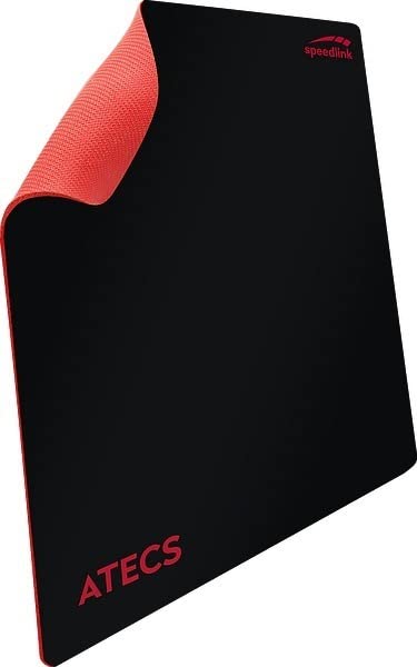 ATECS Soft Gaming Mousepad - Medium Size, Black - Perfect for PC, Laptop & Office Use
