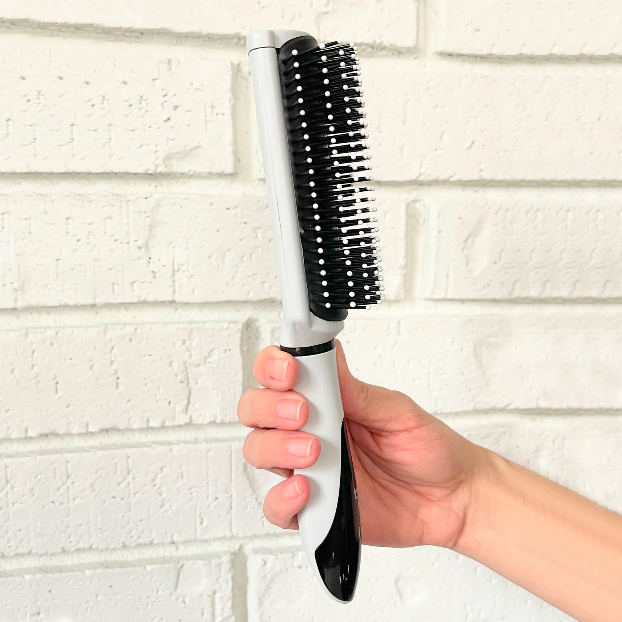 Scalpmaster 7-Piece Ceramic Thermal Rounded Paddle Brush Set for Curly Hair - Professional Styling Tools for Salon & Home Use