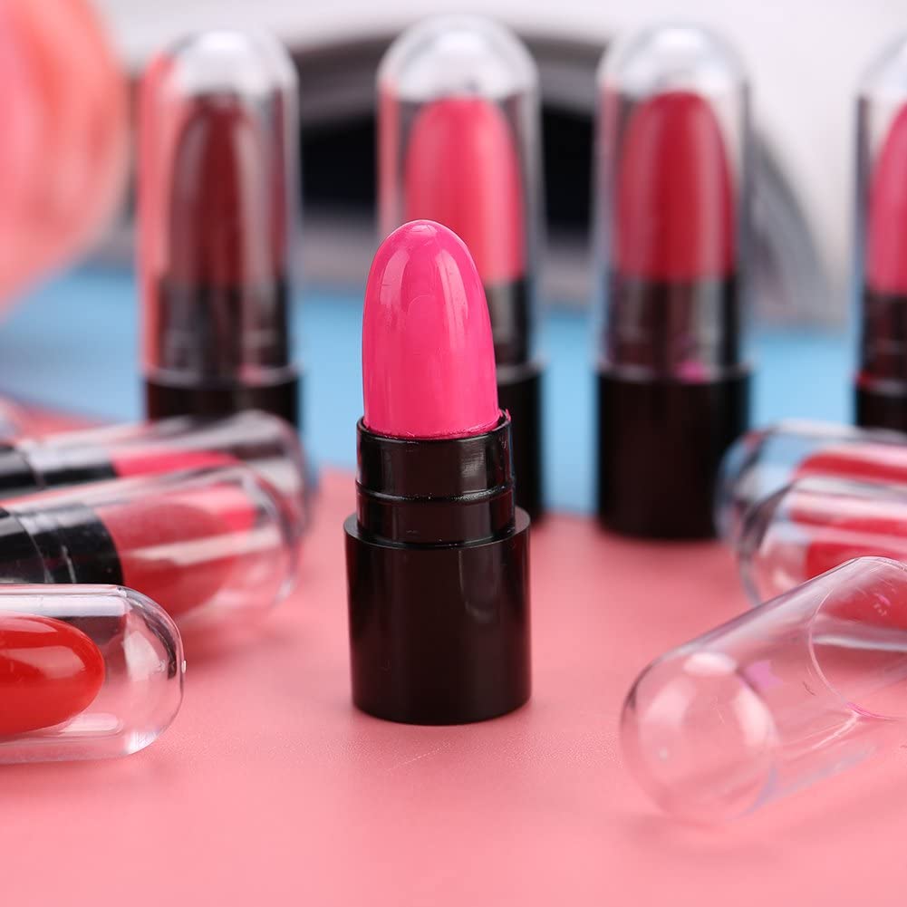 Matte Lipstick Set - 12 Long Lasting Waterproof Mini Matte Lipsticks for Women | Perfect for Everyday Wear, Parties & Gifting | Lipstick Sampler Set in Capsule Pill Design