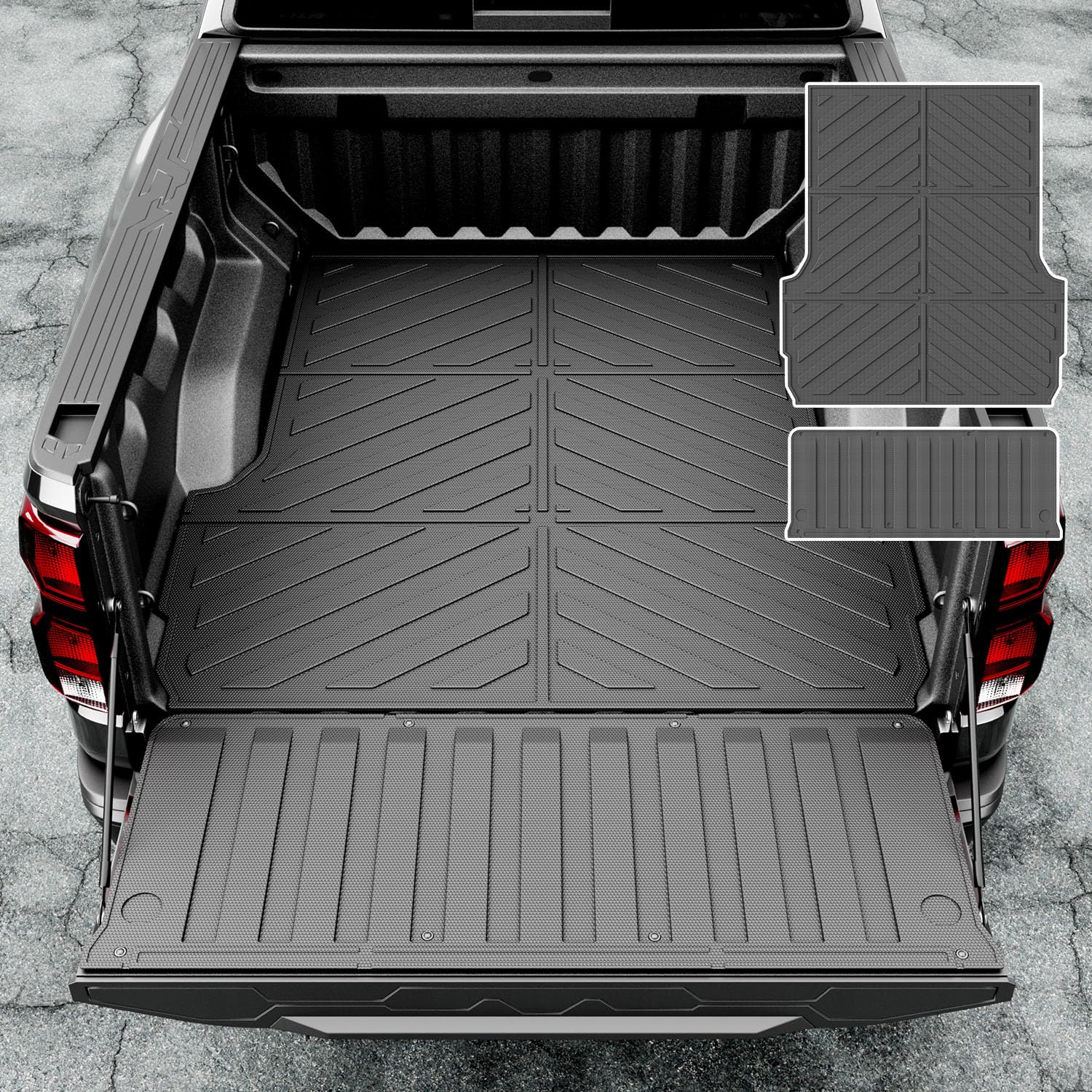 2023-2025 Chevy Colorado Truck Bed Mat & Tailgate Liner - Durable TPE Bed Mat Replacement Accessories for Chevy Colorado Pickup - Perfect for Hauling, Camping & Outdoor Adventures
