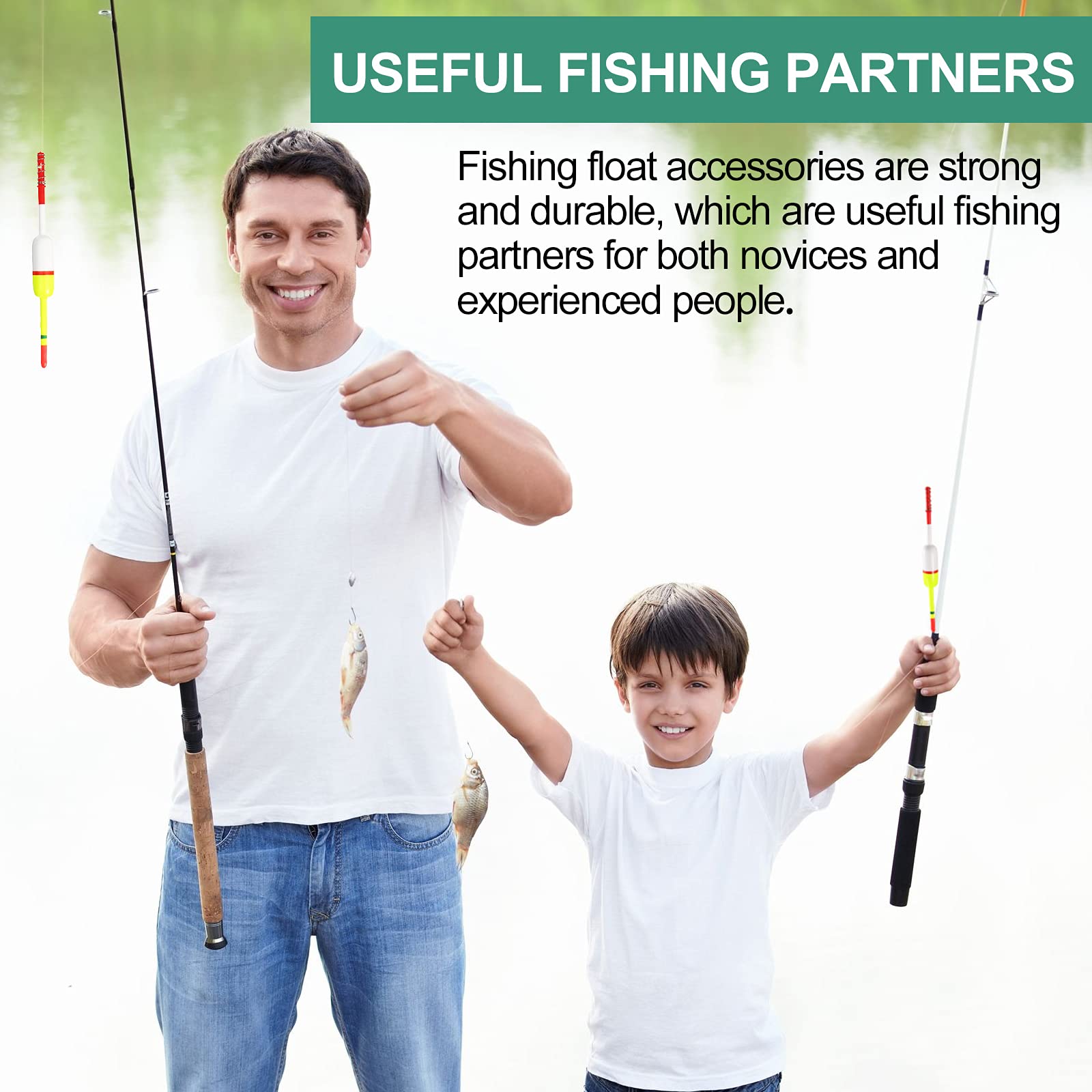 10-Piece Fishing Bobbers and Floats Set - Spring Slip Bobbers, Crappie Floats for Freshwater & Saltwater Fishing - Ideal for Crappie, Trout, Bass Fishing Accessories (Great for Lakes, Rivers, and Shore Fishing)