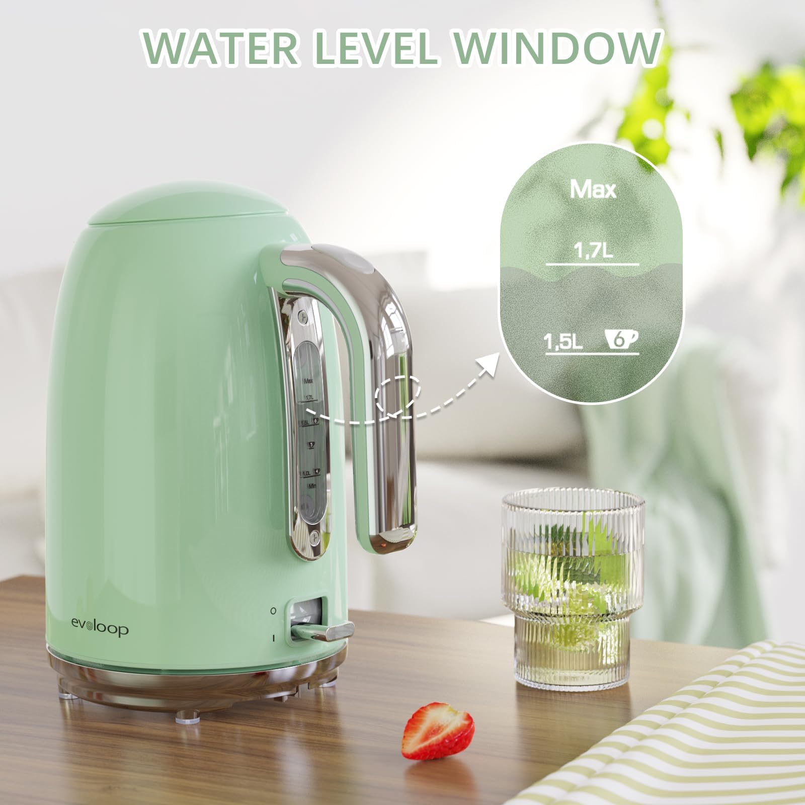 8-in-1 Automatic Nut Milk Maker & Electric Tea Kettle - Fast Almond Soy Oat Milk Machine with Self-Cleaning for Home Kitchen, Perfect for Vegan Dairy-Free Drinks & Herbal Tea Brewing