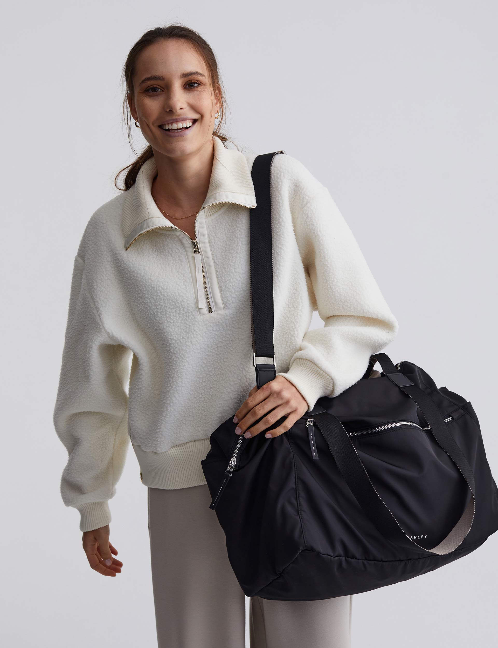 Montlake Weekend Travel Duffle Bag - Black - Perfect for Gym, Overnight Trips & Carry-On Luggage