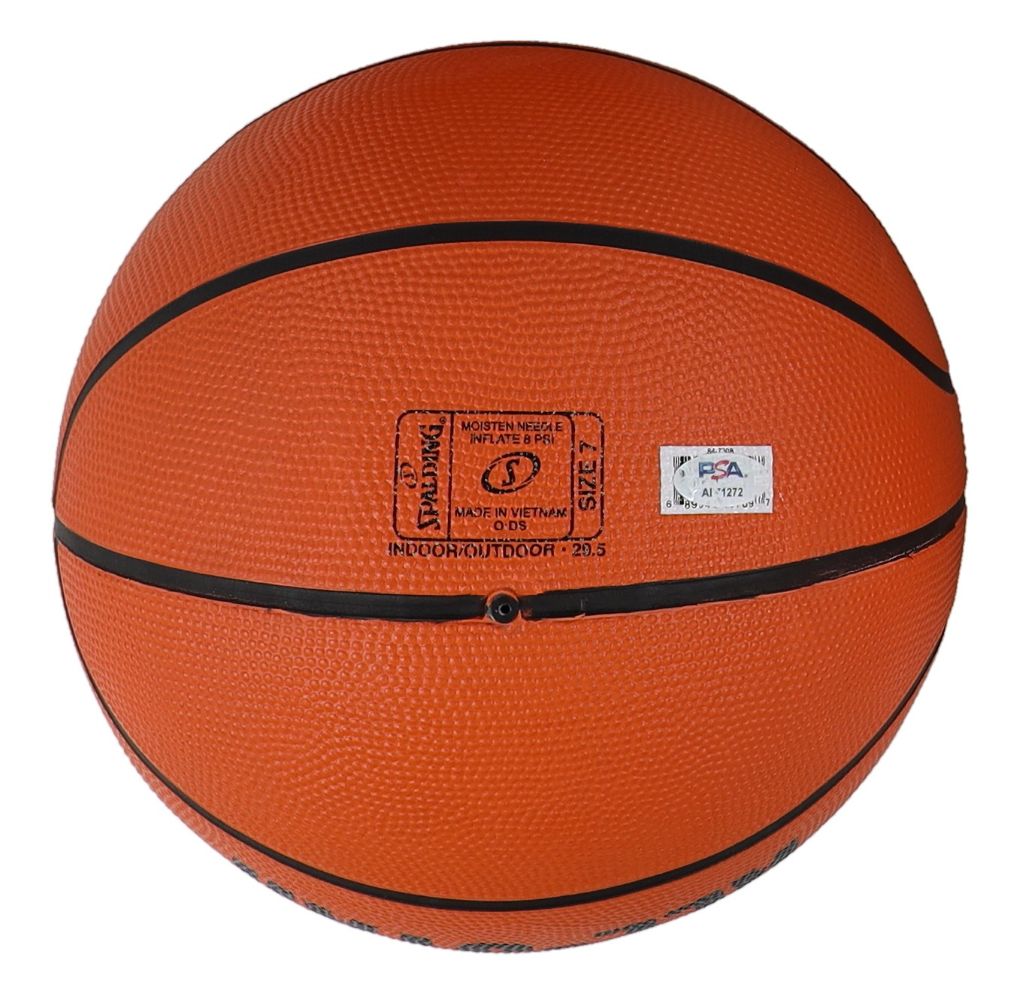 Authentic Maurice Cheeks Philadelphia 76ers Signed NBA Spalding I/O Basketball - PSA/DNA Certified - Perfect for Sports Memorabilia Collectors and 76ers Fans Display