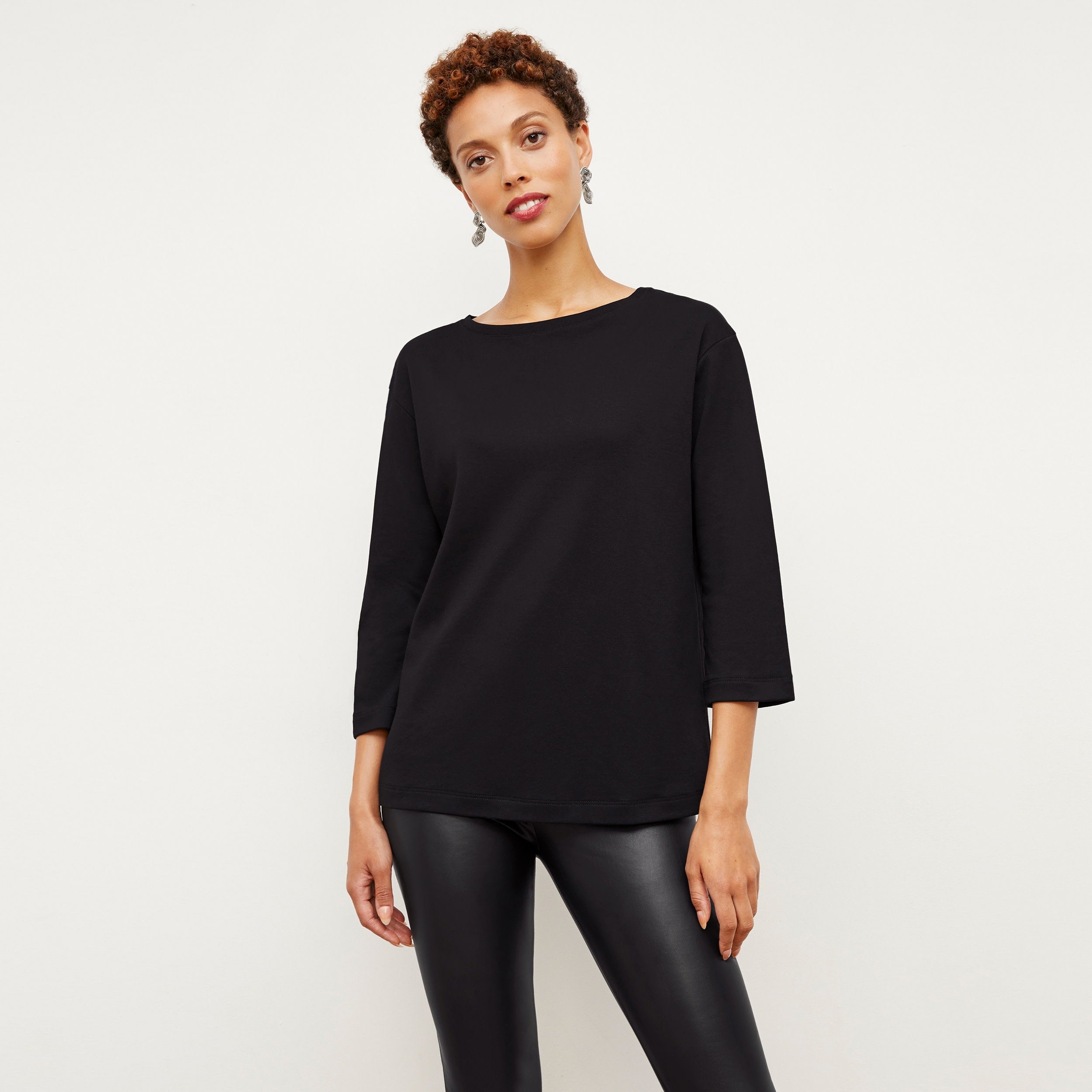 Vegan Stretch Leather Harrington Legging - High Waist Black Faux Leather Pants for Women | Perfect for Workout, Yoga, and Casual Wear