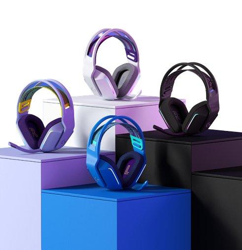 Logitech G G733 Wireless RGB Gaming Headset with Microphone - Lightweight & Comfortable for PC, PS4, PS5, Xbox - Perfect for Streaming & Esports