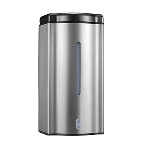 Stainless Steel Automatic Sensor Soap Dispenser 350ml - Touchless Liquid Soap Dispenser with Anti-Leak Technology for Kitchen, Bathroom, Restaurant & Office - Works with Hand Soap, Dish Soap & Lotion