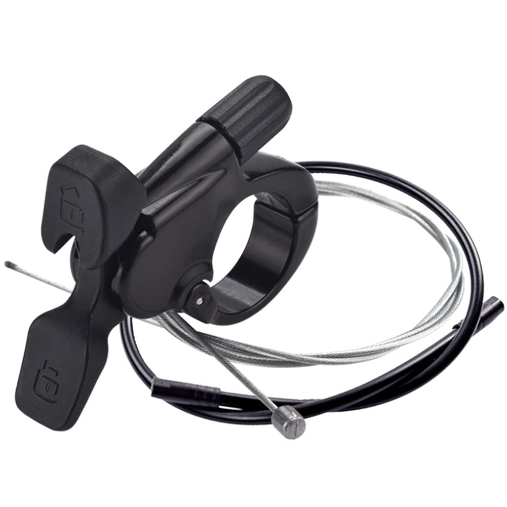 Zcargel Aluminum Alloy Bicycle Front Fork Remote Lockout Lever - Mountain Bike, BMX, Road Bike & Commuter Bike Cable Controller for Smooth Riding on Trails & Urban Streets