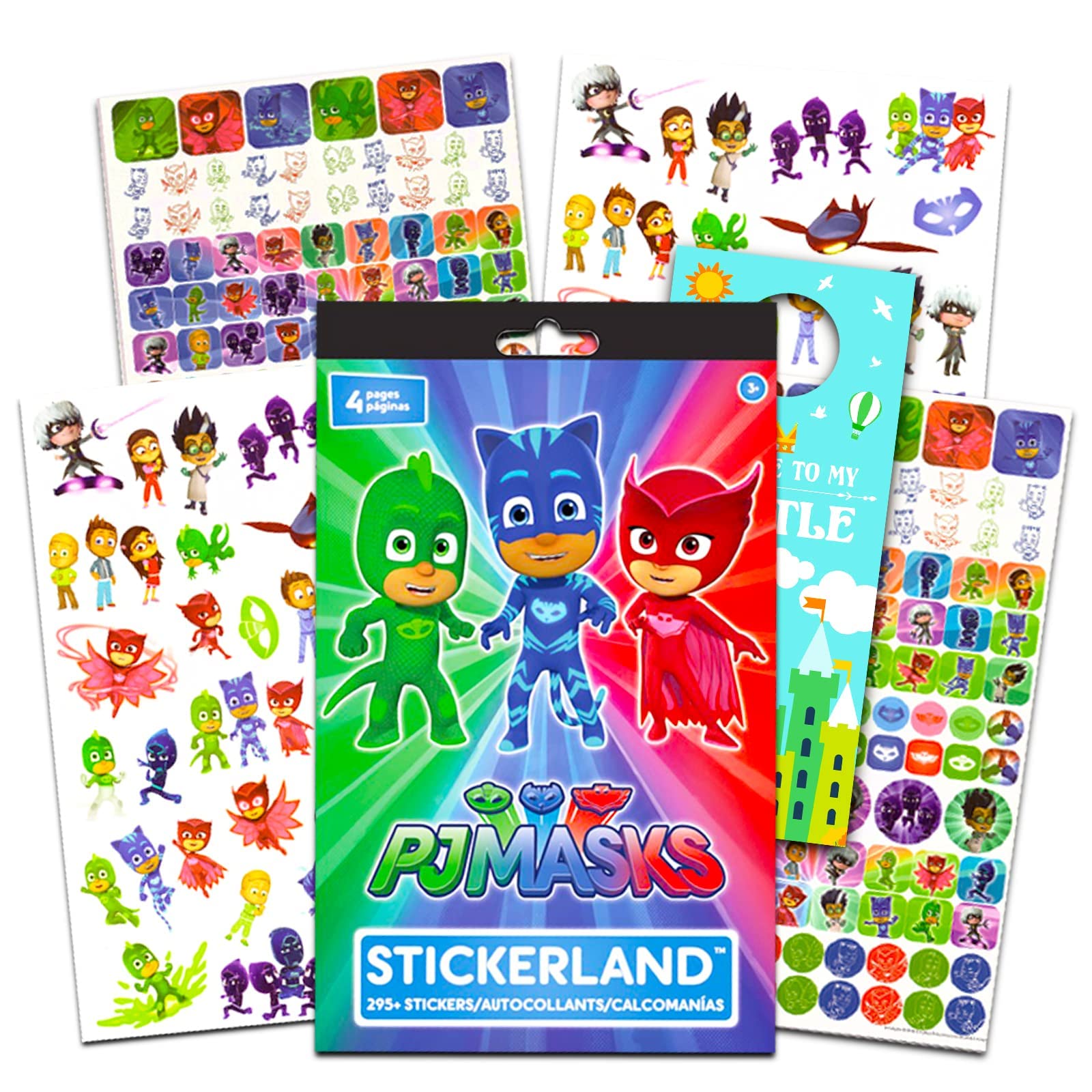 Disney PJ Masks Stickers Pack - 300+ Fun Decals for Kids, School, Scrapbooking & DIY Projects | Official Licensed Stickers for Water Bottles, Laptops, Notebooks