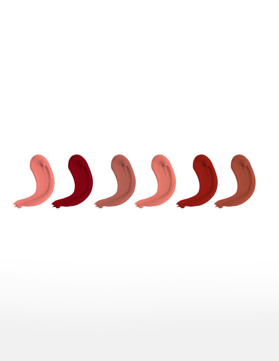 Yuya 6-Piece Velvet Lipstick Set (Binomio, Viaje, Kalon, Quiza, Encuentro, Conmigo) - 3g Each - Long Lasting Matte Lipstick for Women, Perfect for Daily Wear, Parties, and Special Occasions