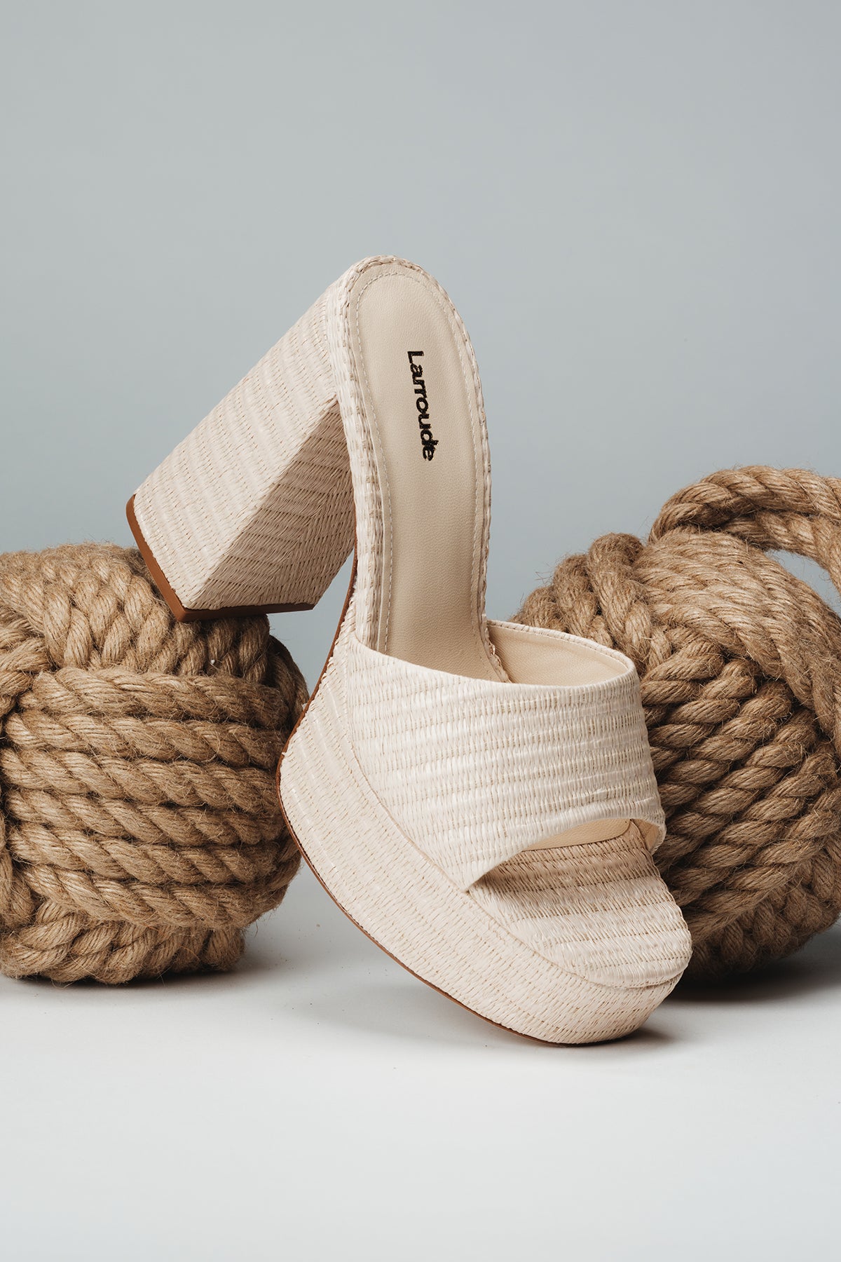 Natural Raffia Dolly Mule Shoes - Comfortable Summer Slides for Women | Perfect for Beach, Poolside, and Casual Outings