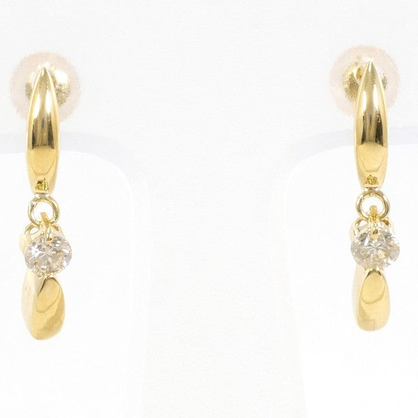 18K Yellow Gold Diamond Stud Earrings for Women - Elegant & Timeless Jewelry Gift for Anniversary, Wedding, or Special Occasions