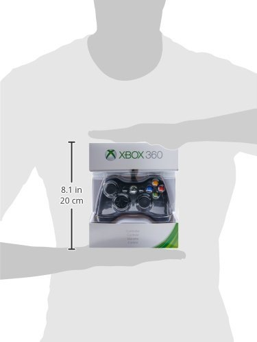 Xbox 360 Wired Controller - Black for Gaming & PC