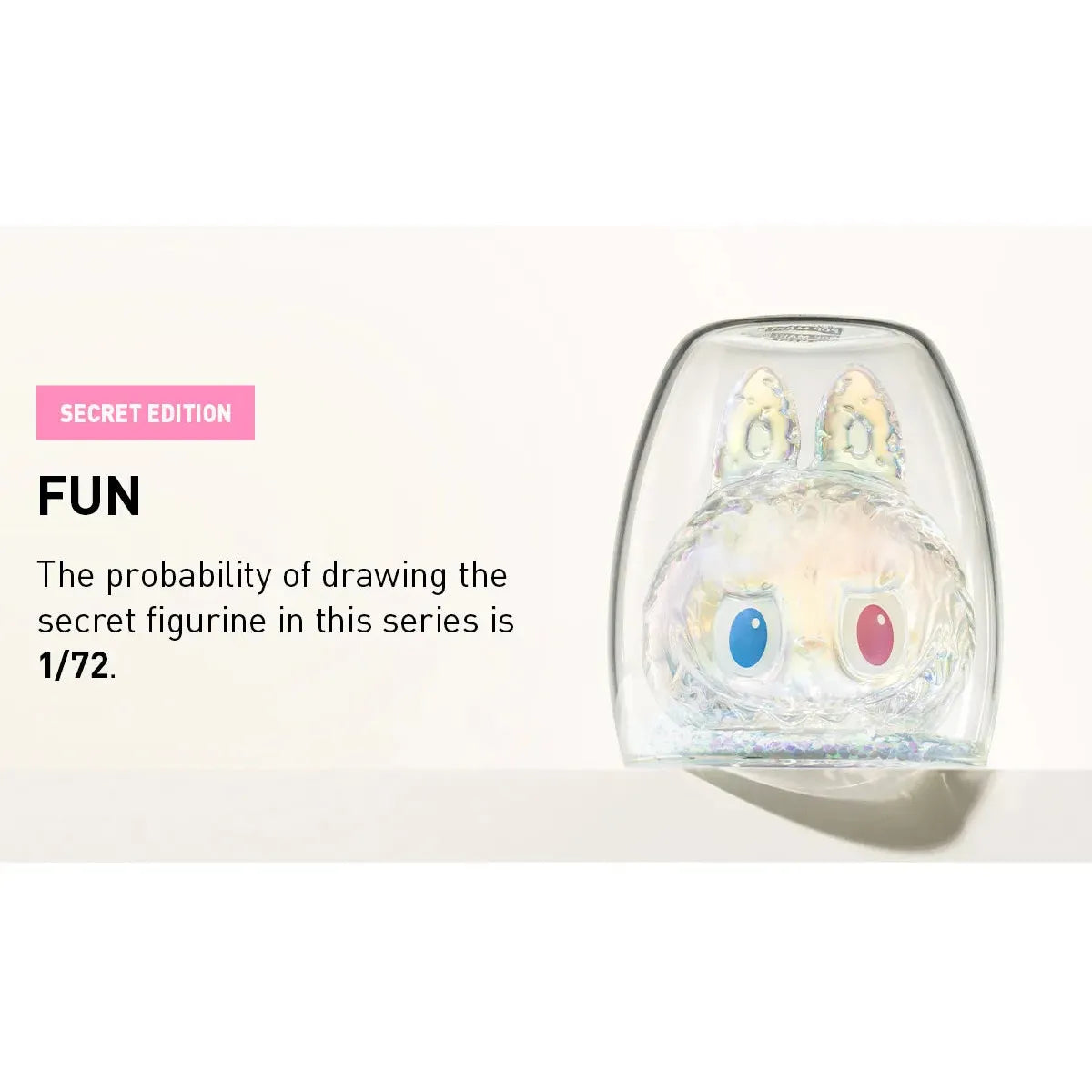 POP MART THE MONSTERS CHEERS! Series Double Walled Glass Tumbler with Lid - Cute Blind Box Collectible for Office, Home & Gift Giving