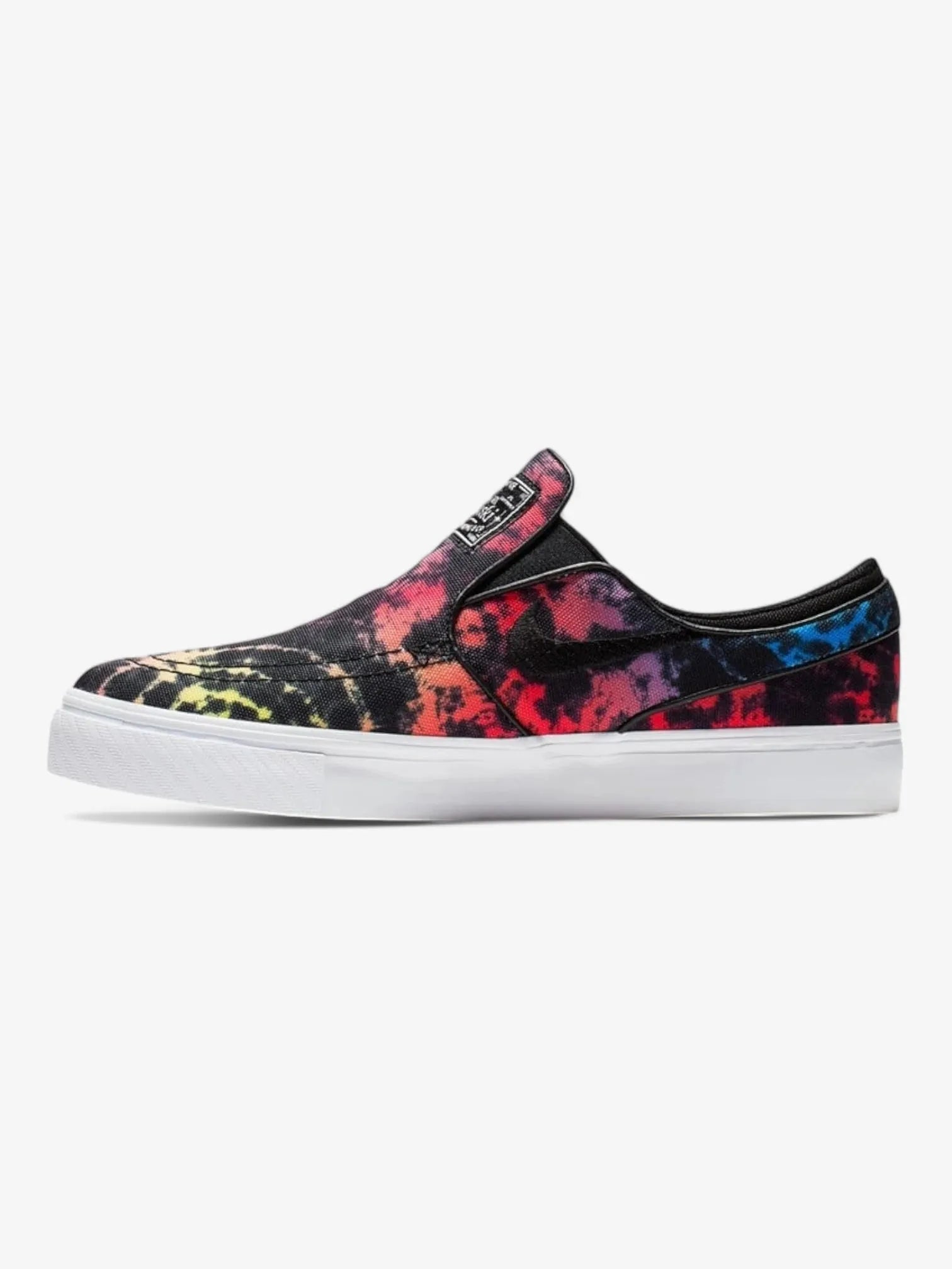 Nike Stefan Janoski Slip-On Skate Shoes for Men - Black Batik Print | Comfortable & Durable Sneakers for Skateboarding, Casual Wear & Street Fashion
