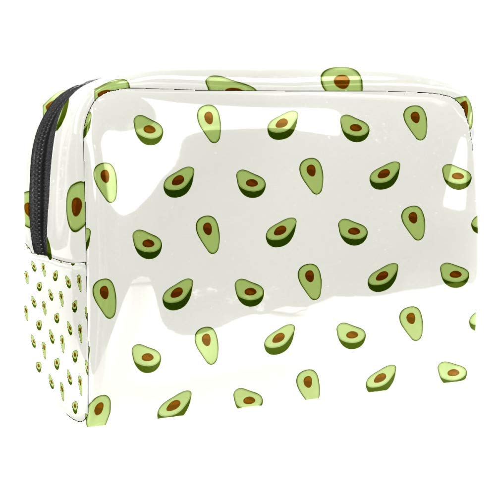 Portable Waterproof Makeup Bag with Zipper - Travel Toiletry Organizer for Women - Cosmetic Pouch with Print Fabric - Vegan & Cruelty-Free - Perfect for Travel, Gym, and Daily Storage
