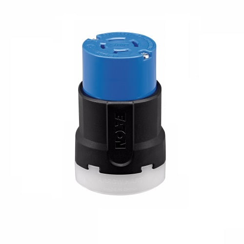 30 Amp Color Coded Locking Devices, 3 Pole 4 Wire - Heavy Duty Electrical Connectors for Industrial Equipment, Generators & RV Power Hookups