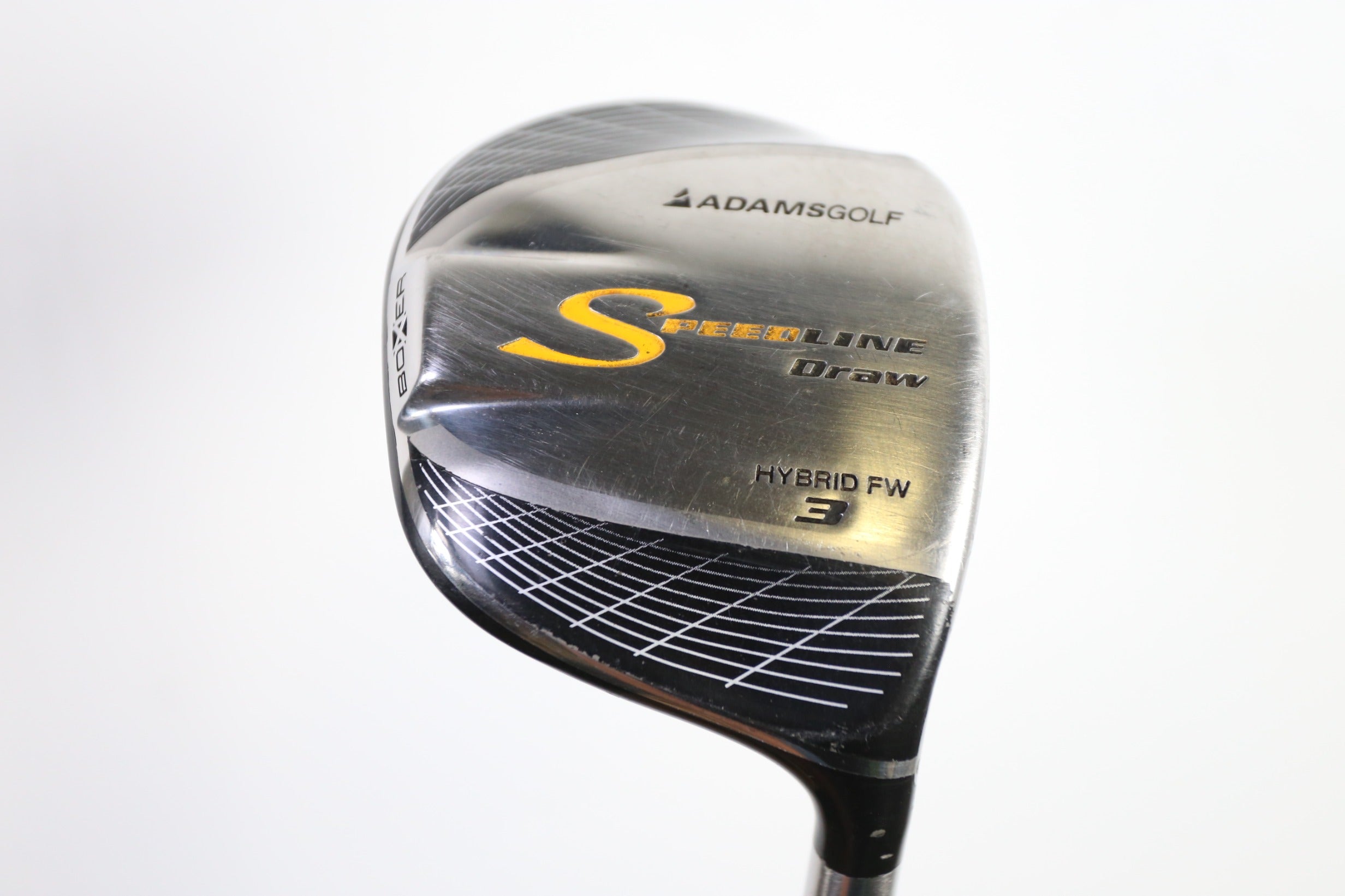 Adams Speedline Draw Hybrid 3 Wood - Right Handed 15° Stiff Flex Golf Club for Men | Perfect for Fairway Shots & Long Distance Drives
