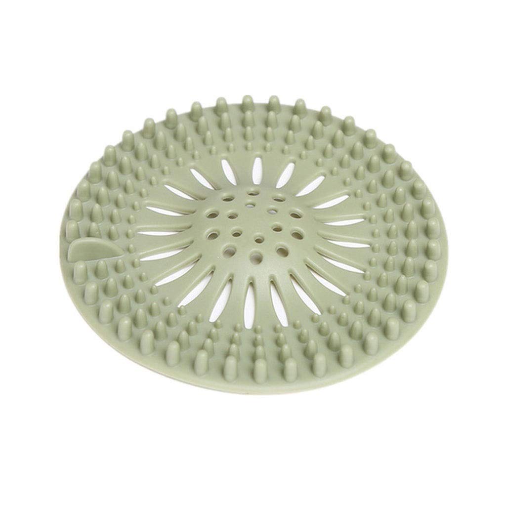 LKYBOA Round Silicone Drain Hair Catcher - Kitchen Sink Strainer & Bathroom Shower Drain Cover - Hair Trap Filter for Kitchen & Bathroom (Color: C) - Perfect for Preventing Clogs in Showers, Sinks & Tubs