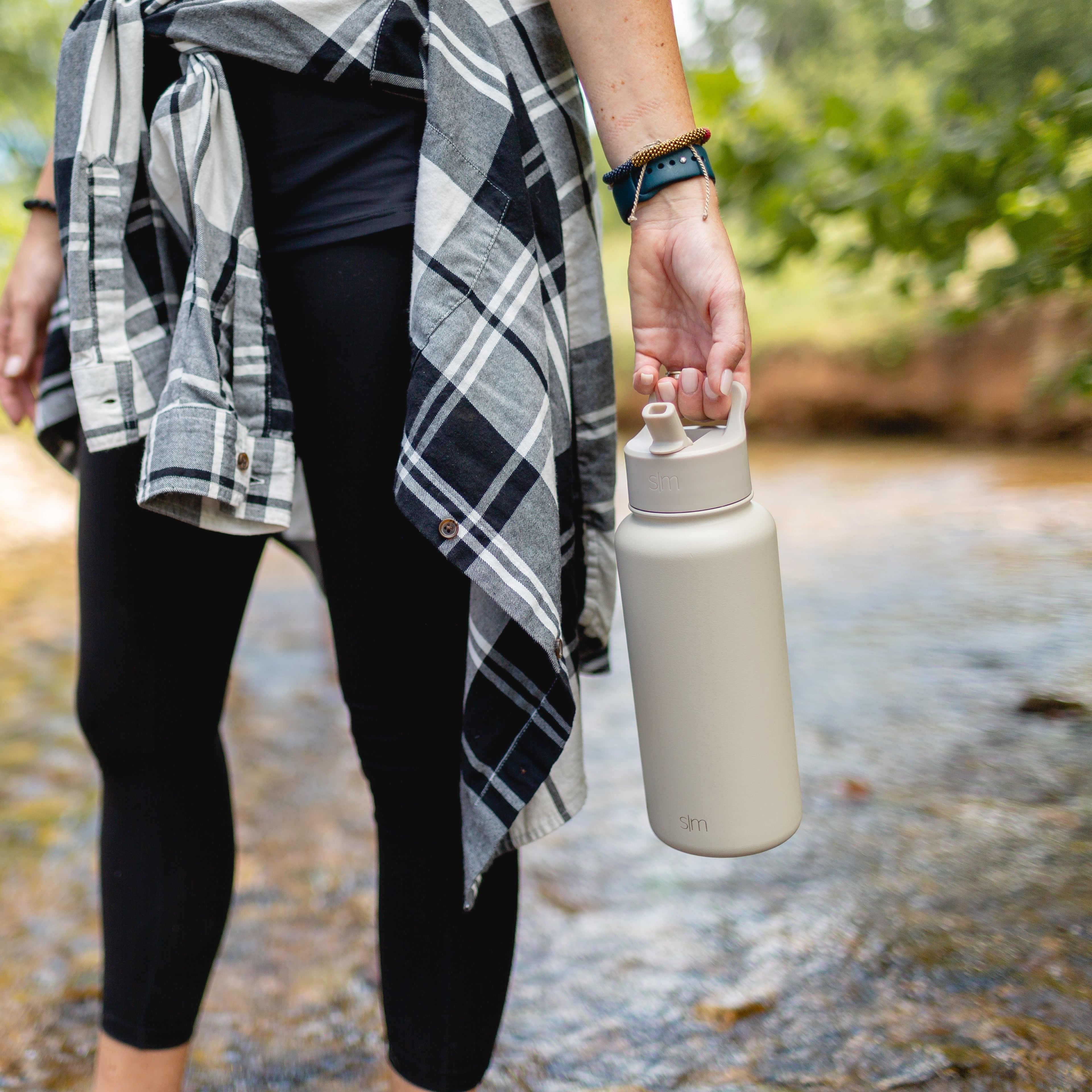 Summit Water Bottle with Straw Lid - Leak-Proof, BPA-Free, 32oz Insulated Stainless Steel Bottle for Hiking, Gym & Outdoor Activities