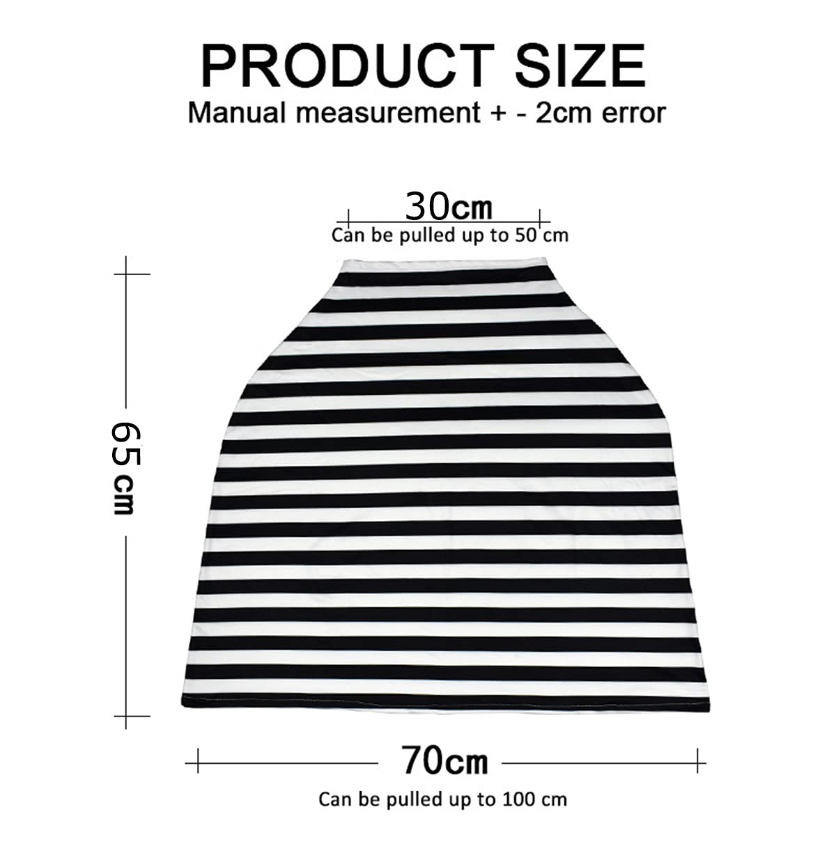 Breathable Nursing Cover for Baby Breastfeeding - Multi-Use Nursing Scarf, Car Seat Canopy & Shopping Cart Cover | Perfect for Nursing in Public, Travel & Errands