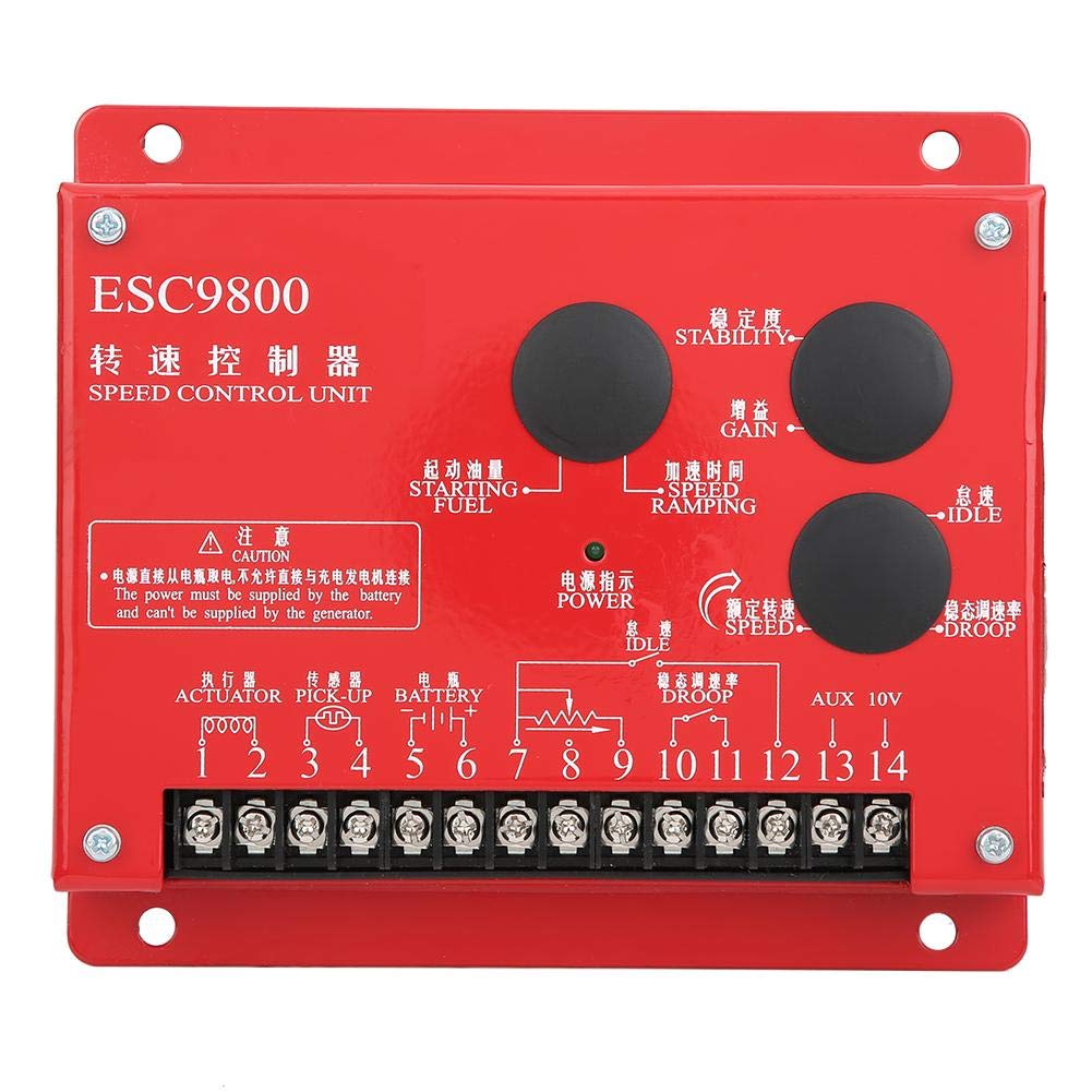 24V Diesel Engine Speed Controller - Waterproof & Easy Installation for Actuators | Adaptive Control Unit for Marine, Industrial & Agricultural Equipment