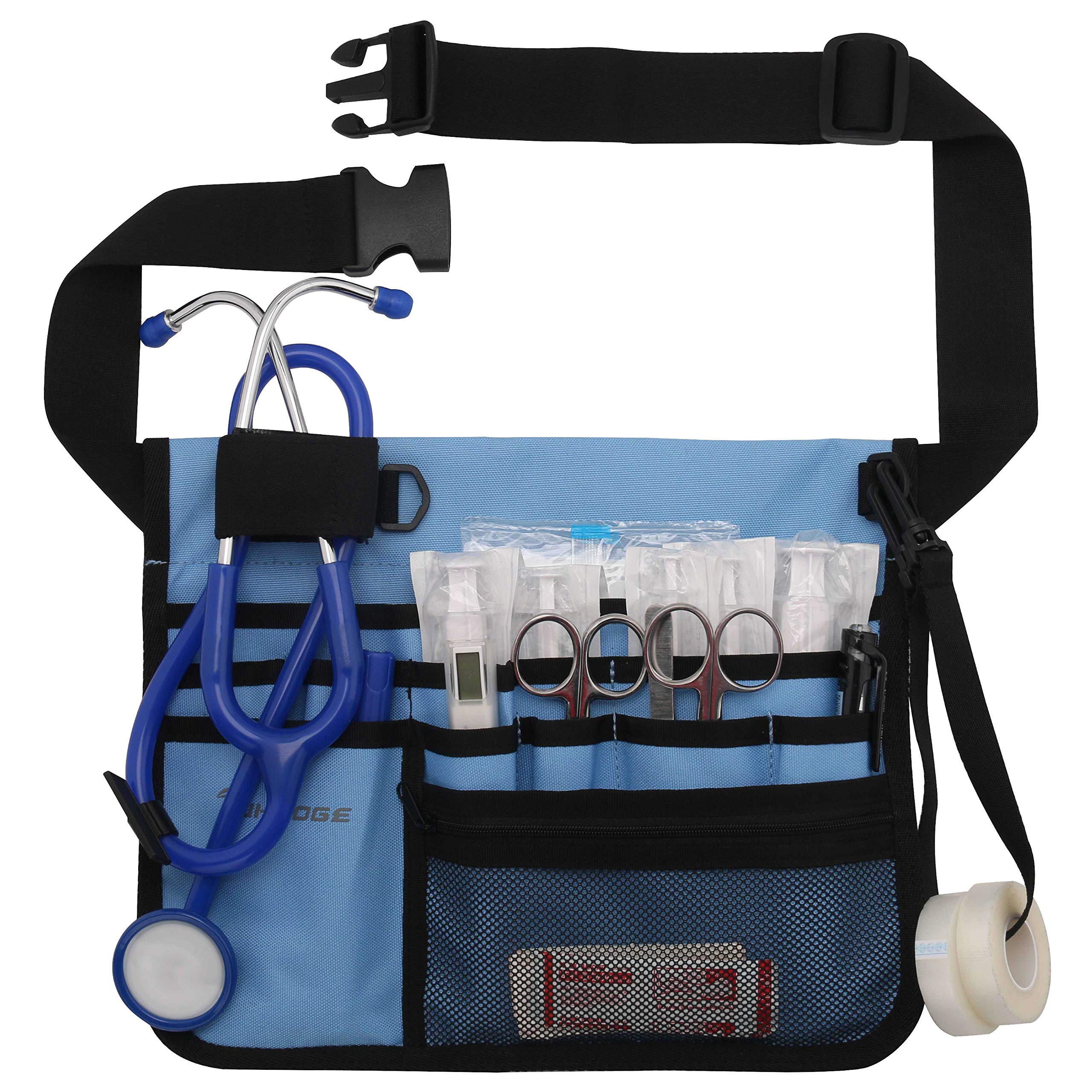 Multifunctional Nurse Storage Bag - Medical Kit Waist Pouch for Nurses & Healthcare Professionals (Sky Blue) | Perfect for Hospitals, Clinics & Emergency Medical Supplies Organization
