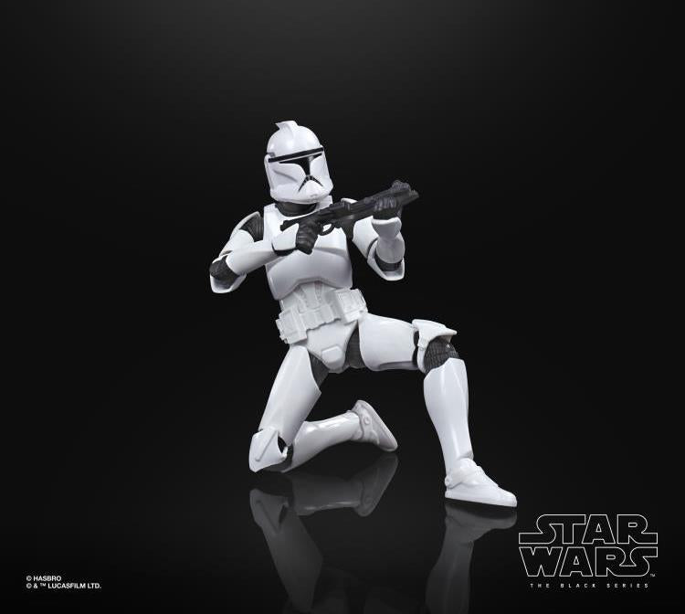 Star Wars The Black Series Clone Trooper Action Figure (The Clone Wars) - Collectible Toy for Fans, Display & Role Play
