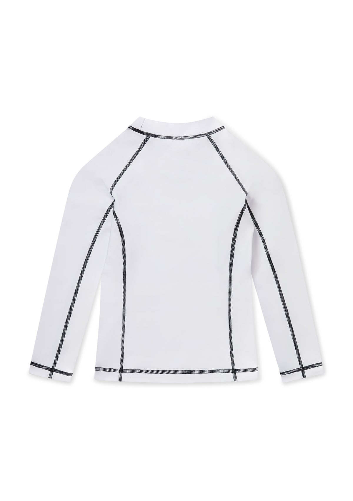 Men's UPF 50+ White Long Sleeve Rash Guard Shirt - Sun Protection Swim Shirt for Surfing, Swimming & Outdoor Activities