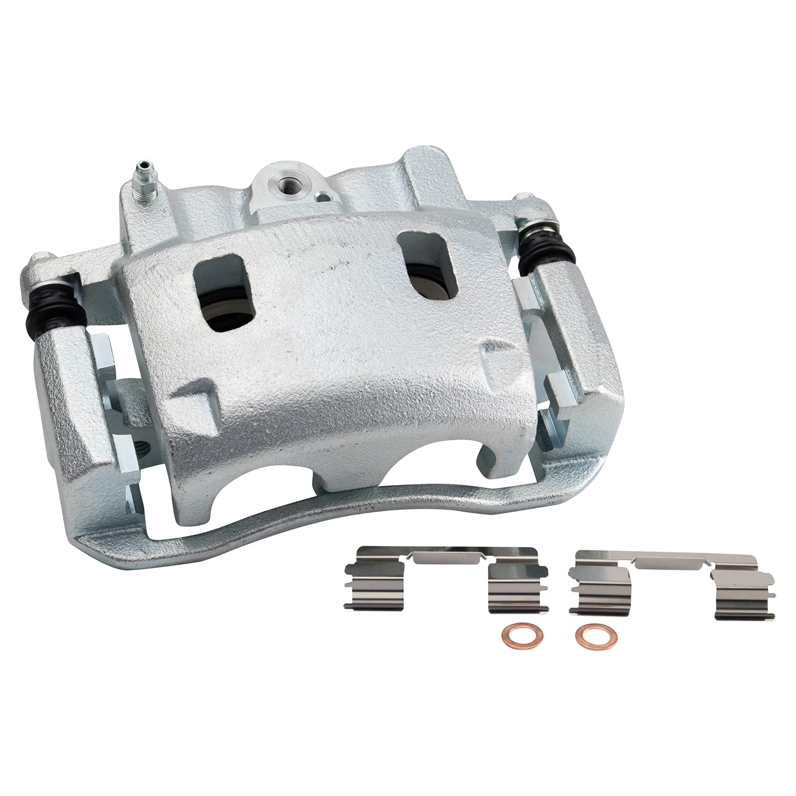 TRQ Front Brake Pad and Rotor Kit - Ceramic Vented Brake Pads & Rotors - Compatible with 2005-2006 Infiniti QX56, 2005-2007 Nissan Armada & Titan - Perfect for Smooth Stopping & Enhanced Safety in Daily Driving, Towing, and Highway Use